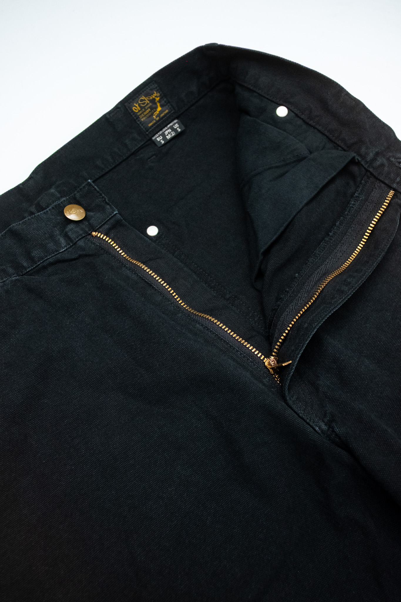 Orslow - Dad’s Fit Oxford Painter Pants Black - 6