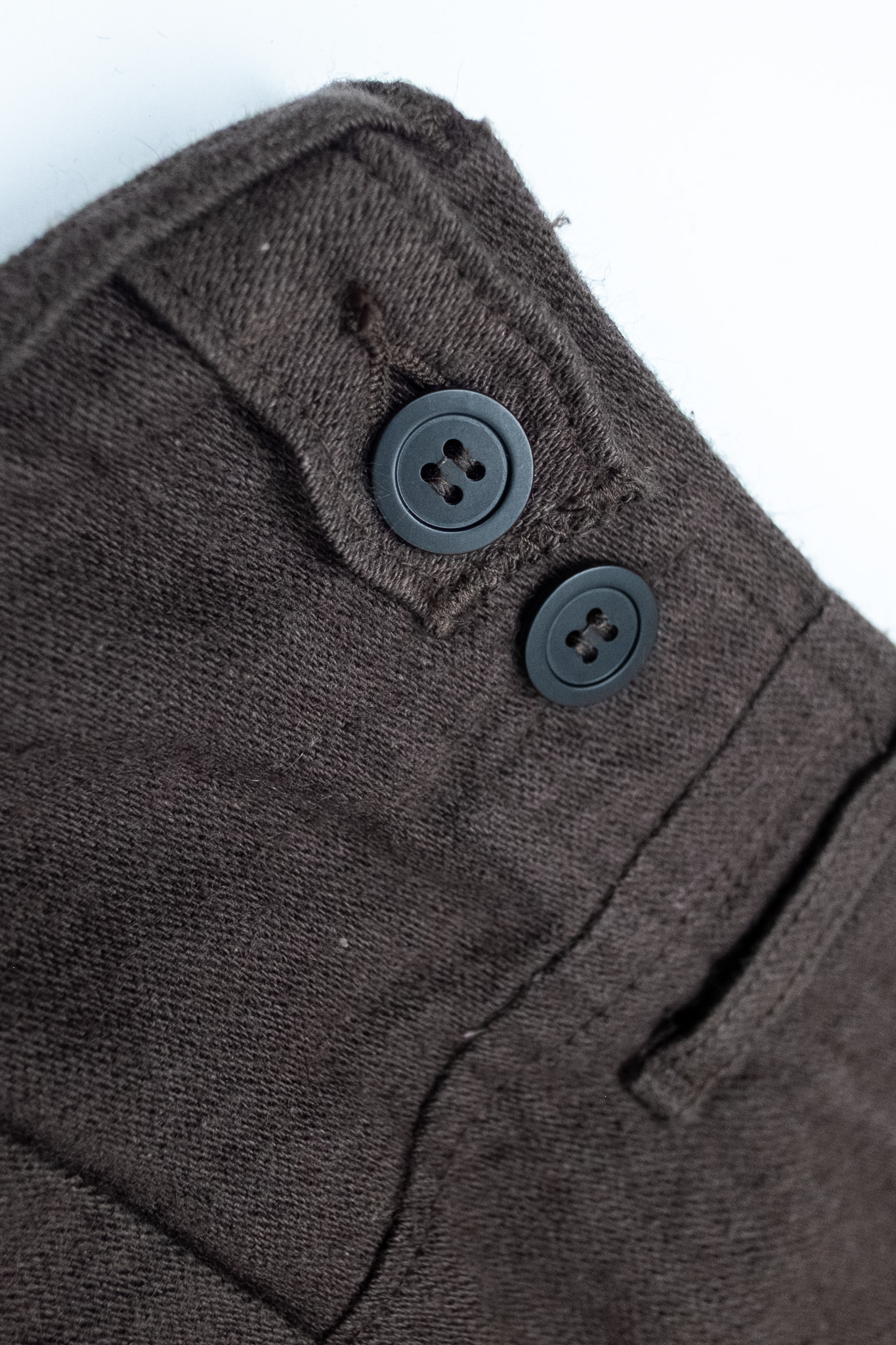 Orslow - Relax Fit Cotton Linen Moleskin Fatigue Pants Charcoal - 9