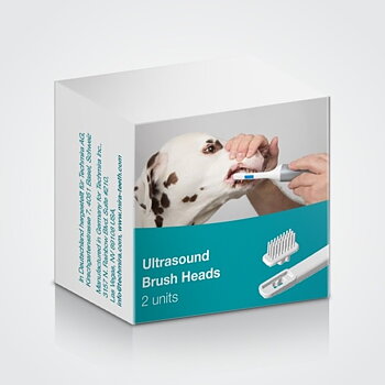 Enkelt borsthuvud till CleanyTeeth ultraljudstandborste - 2-pack