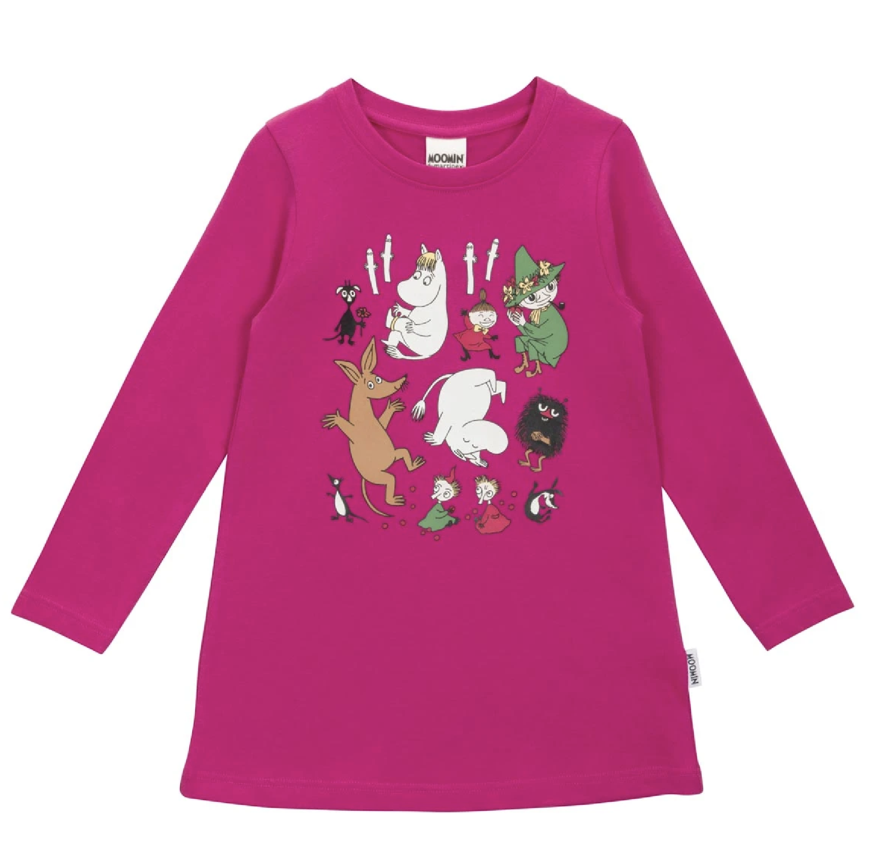 Mumin Barn Tunika - Virrvarr Fuchsia