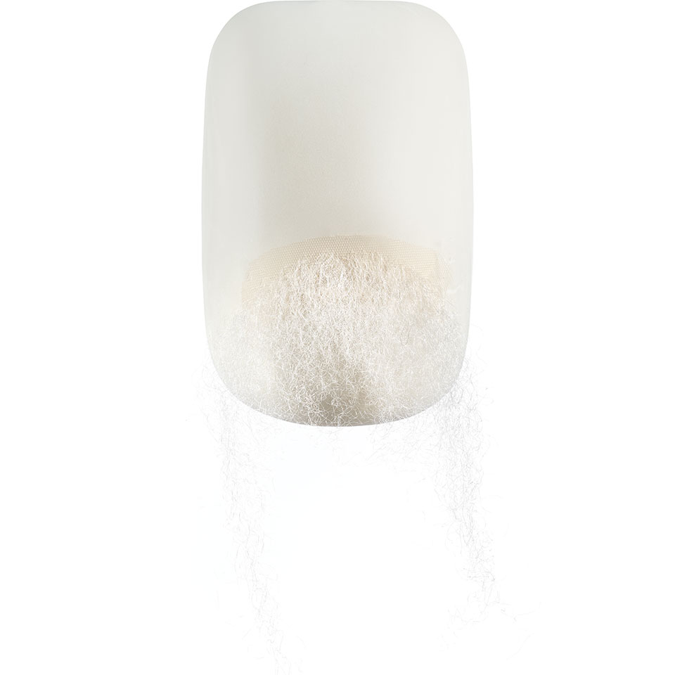 Mustasch 9220 Ofriserad WHITE - Kryolan