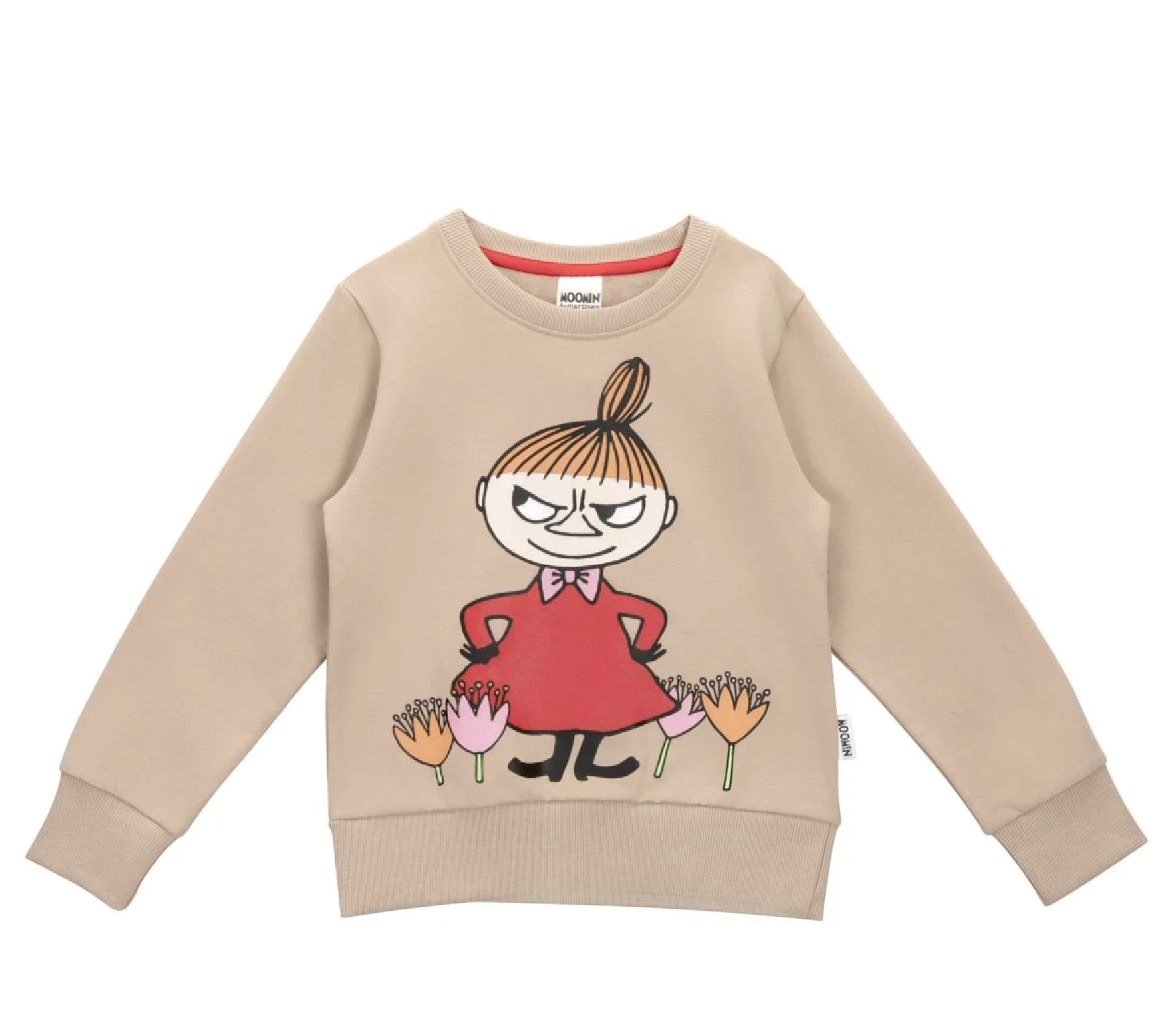 Mumin Barn Collegetröja - Munter My Beige