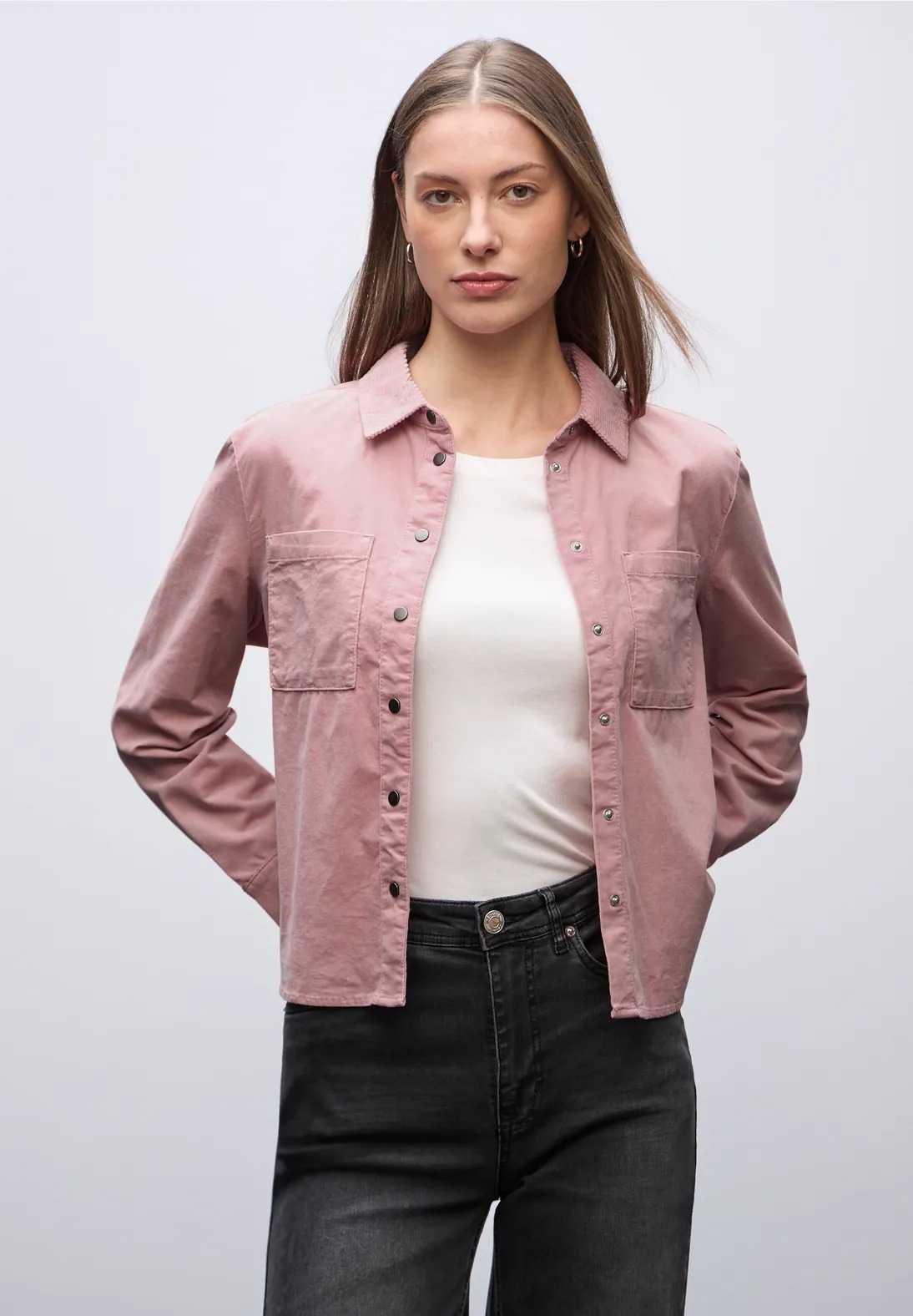 Corduroy Mix Blouse - Stl. 40 - Street One - 6