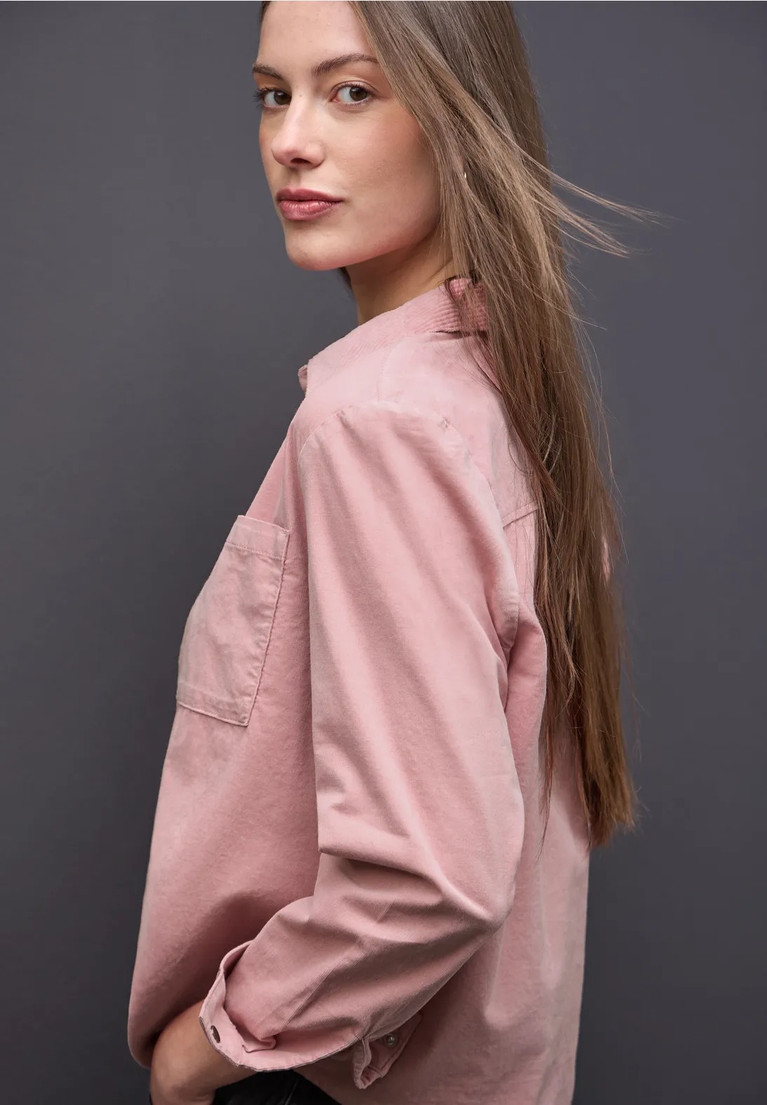 Corduroy Mix Blouse - Stl. 40 - Street One