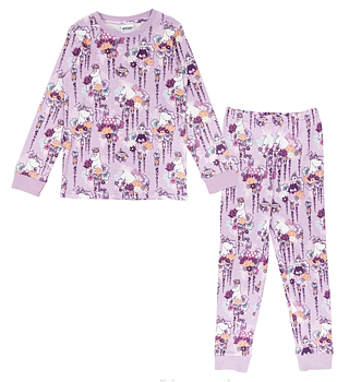 Mumin Barn Pyjamas - Blomkrans Lila