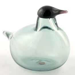 オイバ・トイッカ  ガラスの鳥  Chiffchaff  グレー  2001年  13/9cm