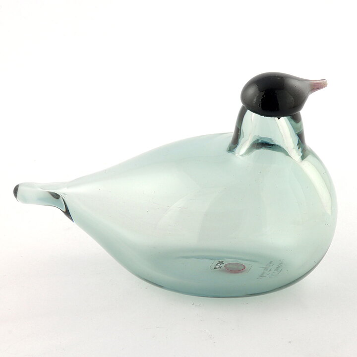 オイバ・トイッカ  ガラスの鳥  Chiffchaff  グレー  2001年  13/9cm