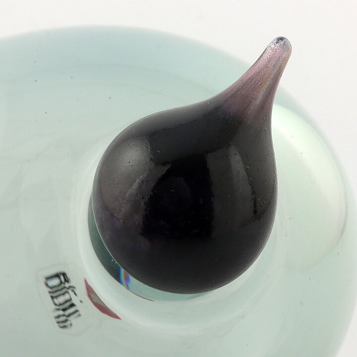 オイバ・トイッカ  ガラスの鳥  Chiffchaff  グレー  2001年  13/9cm