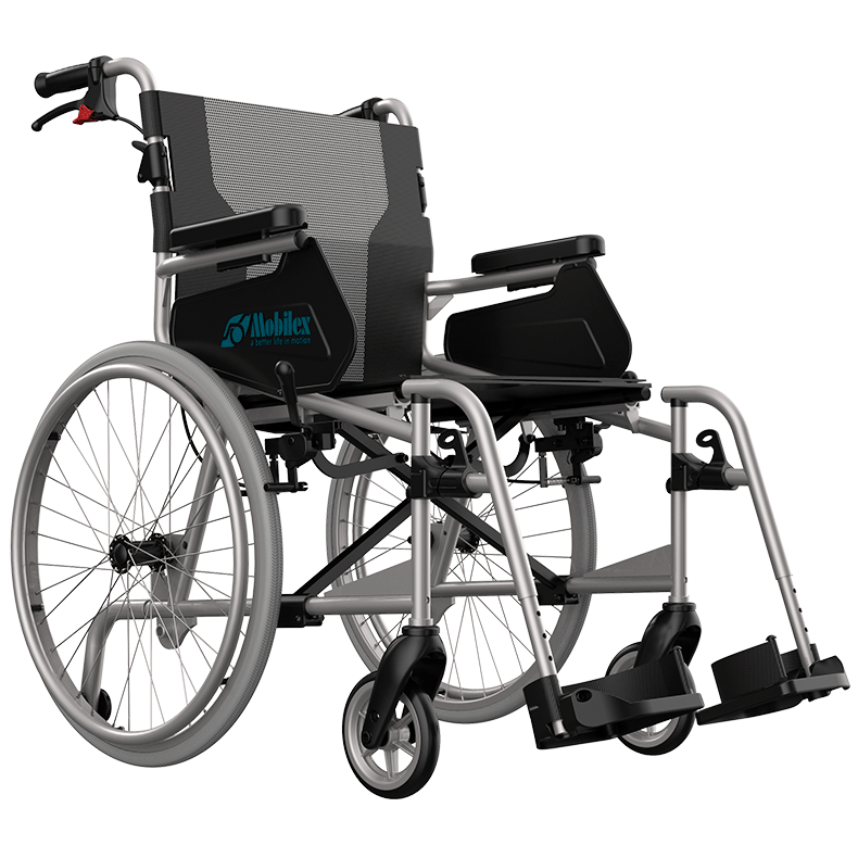 Turtle transportrullstol med 22" hjul
