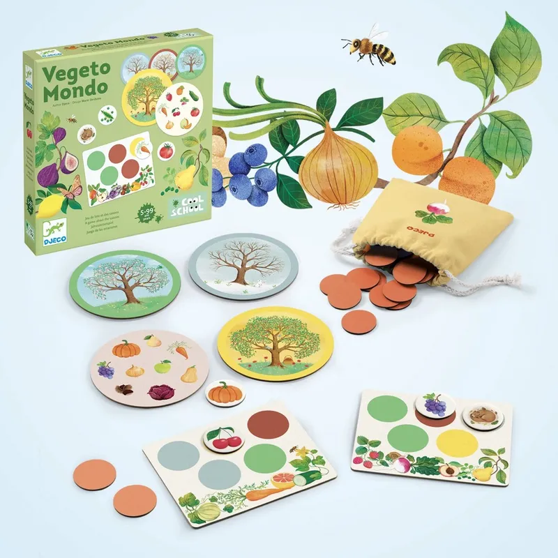 Årstids spel  -  Vegeto Mondo  från Djeco   - 4