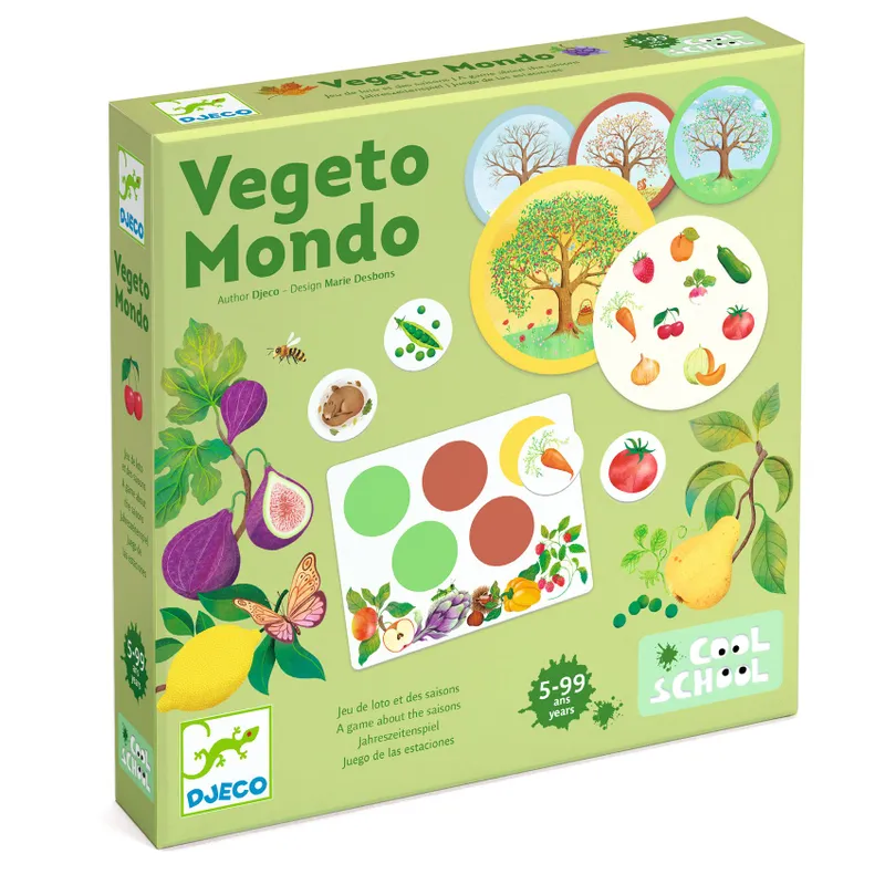 Årstids spel  -  Vegeto Mondo  från Djeco  