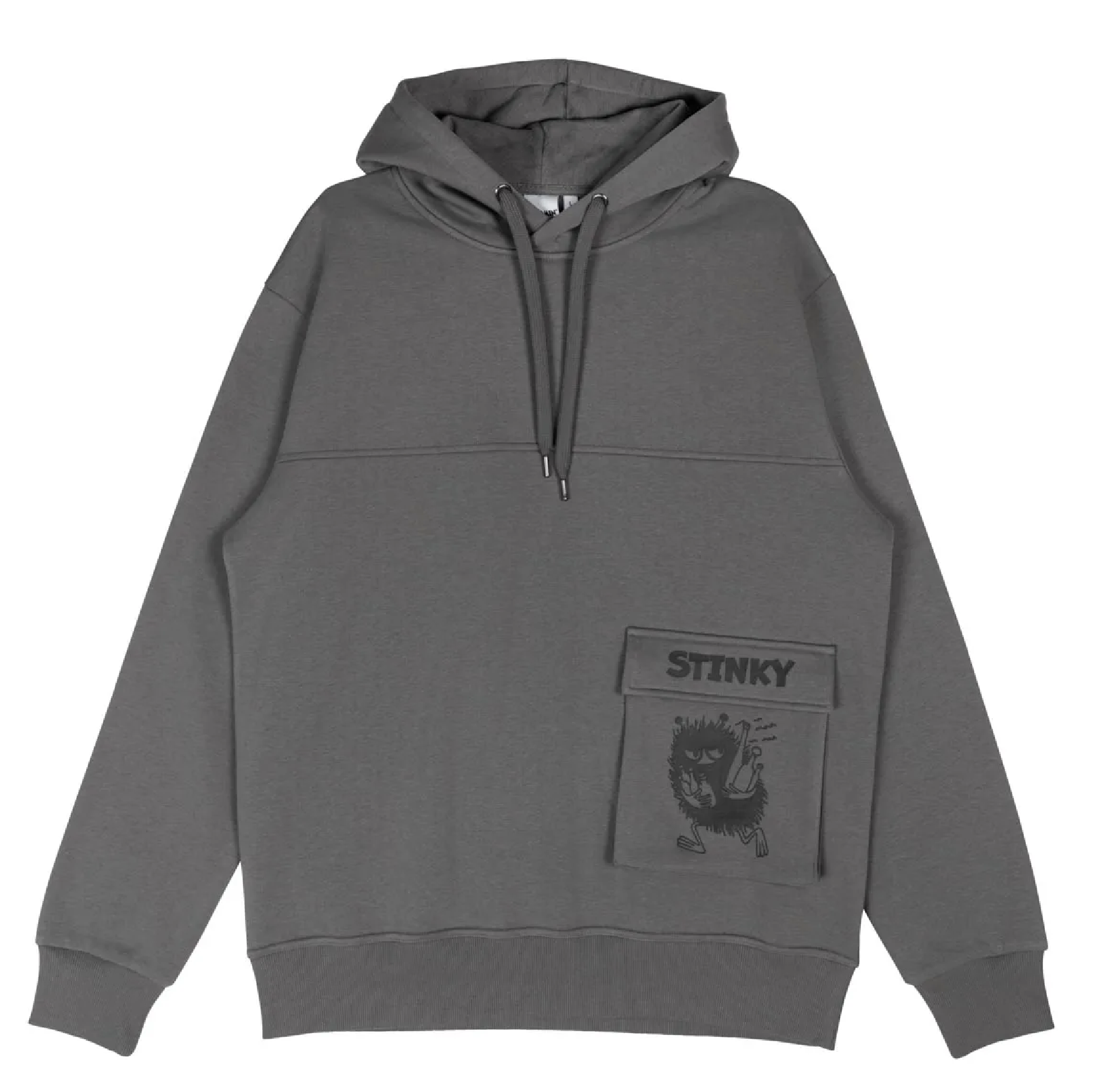Moomin Men's Hoodie - Stinky Dark Gray