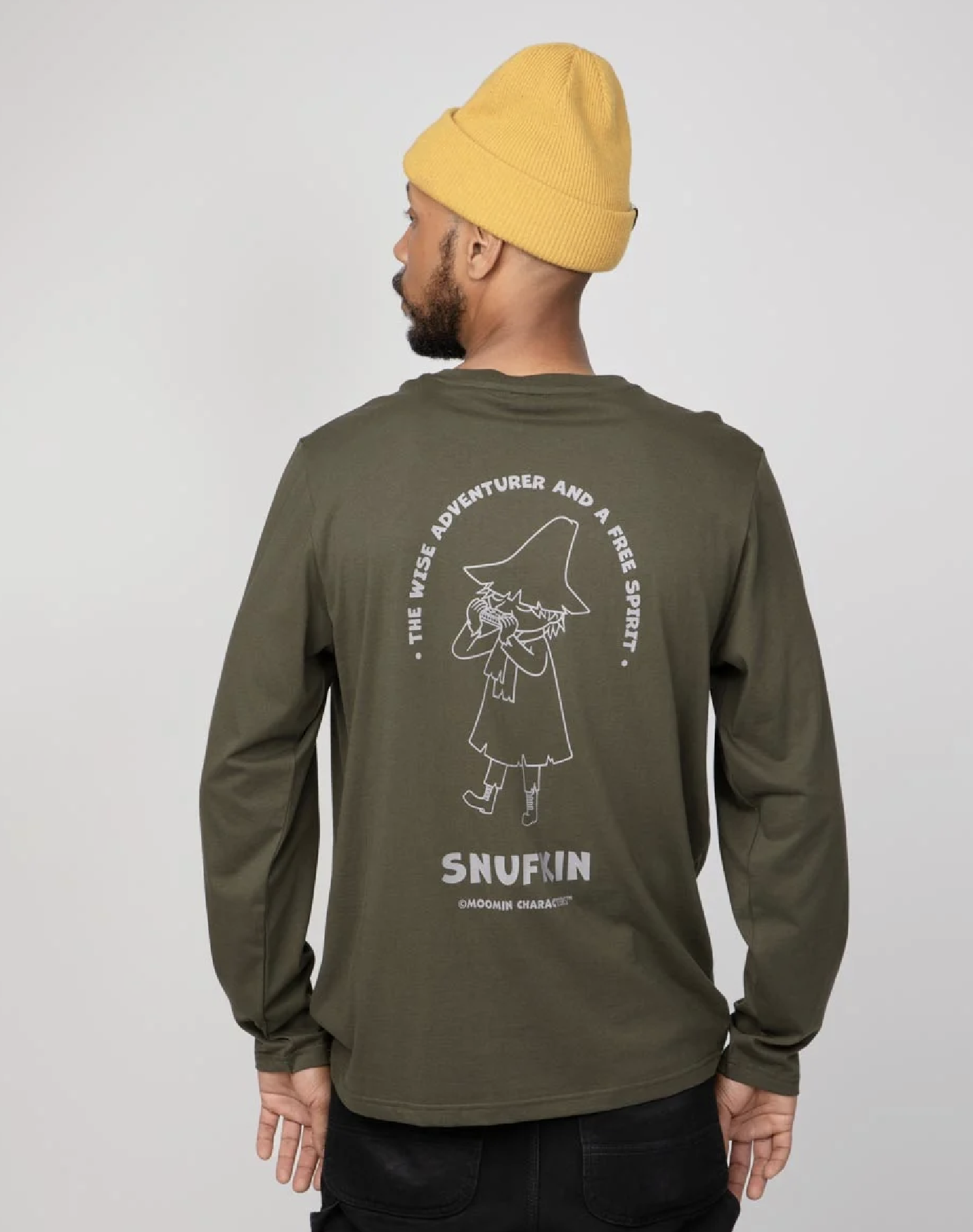 Moomin Men's Sweater - Snufkin Green