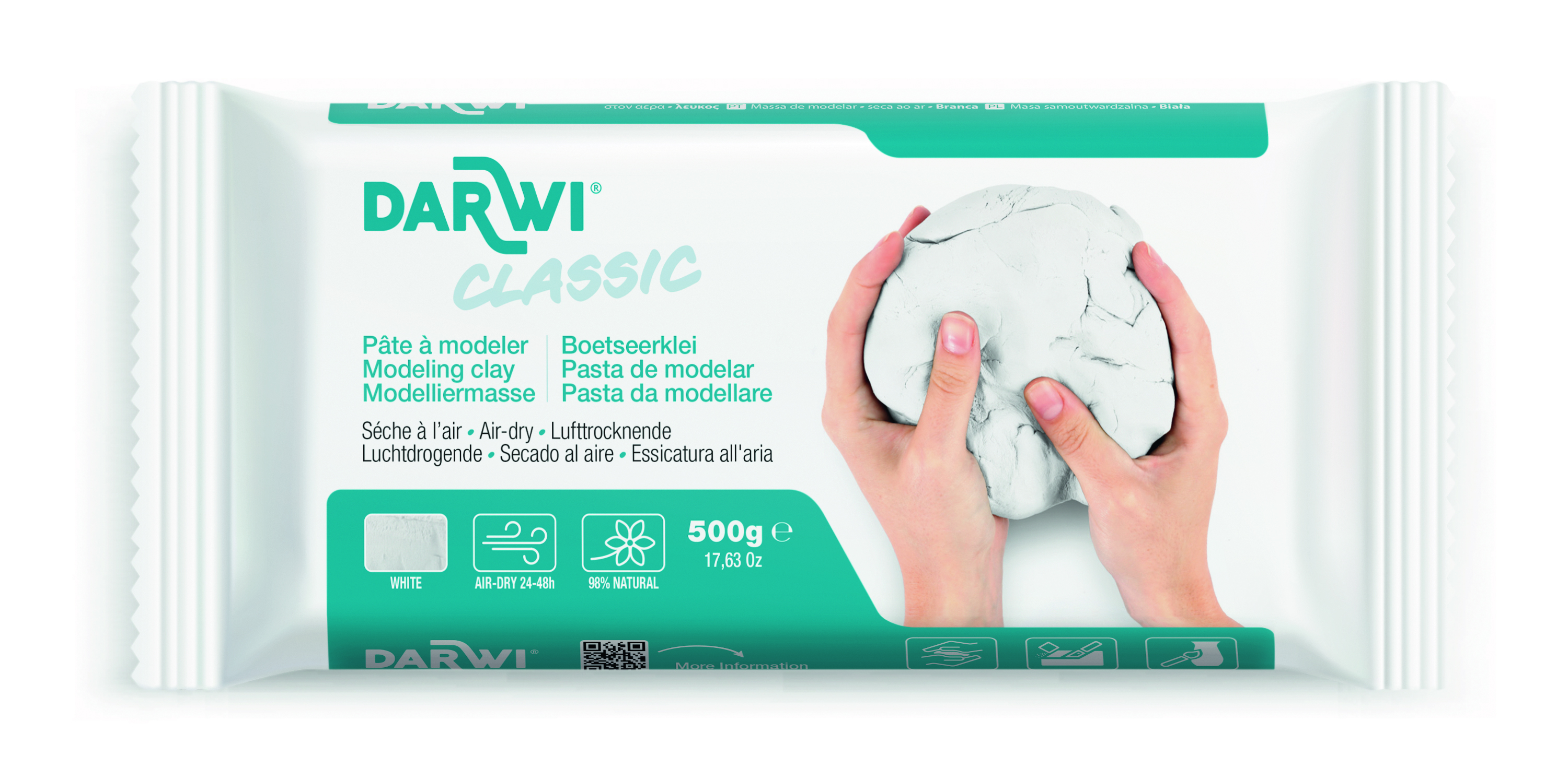Darwi Classic Lufttorkande Lera – 500 g