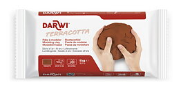 Darwi Terracotta Självtorkande Modellera – 1 kg