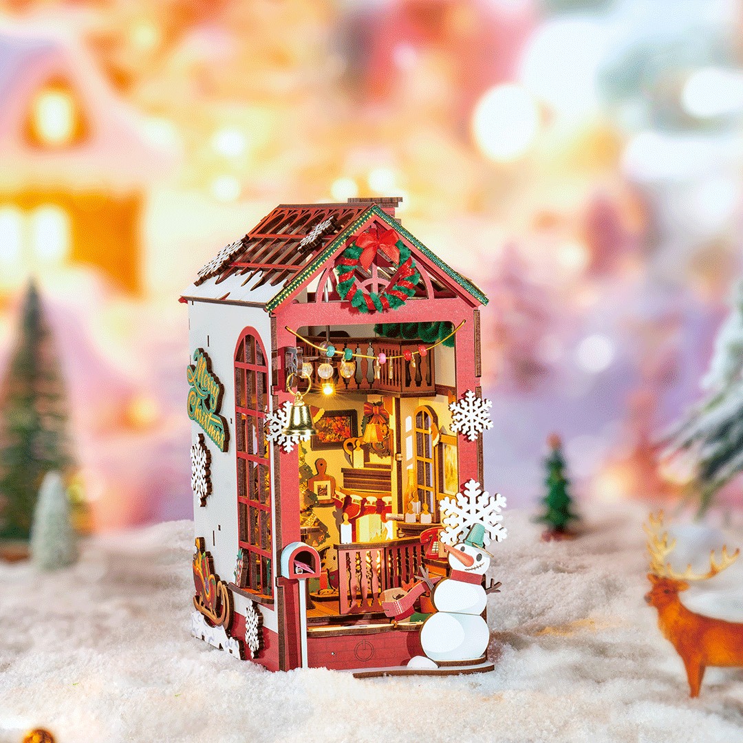 Christmas Indoor Scene - DIY Pussel - 4
