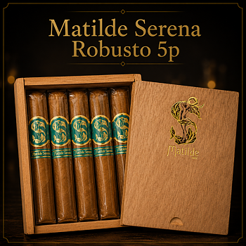 Matilde Serena Robusto - 5-pack i trälåda
