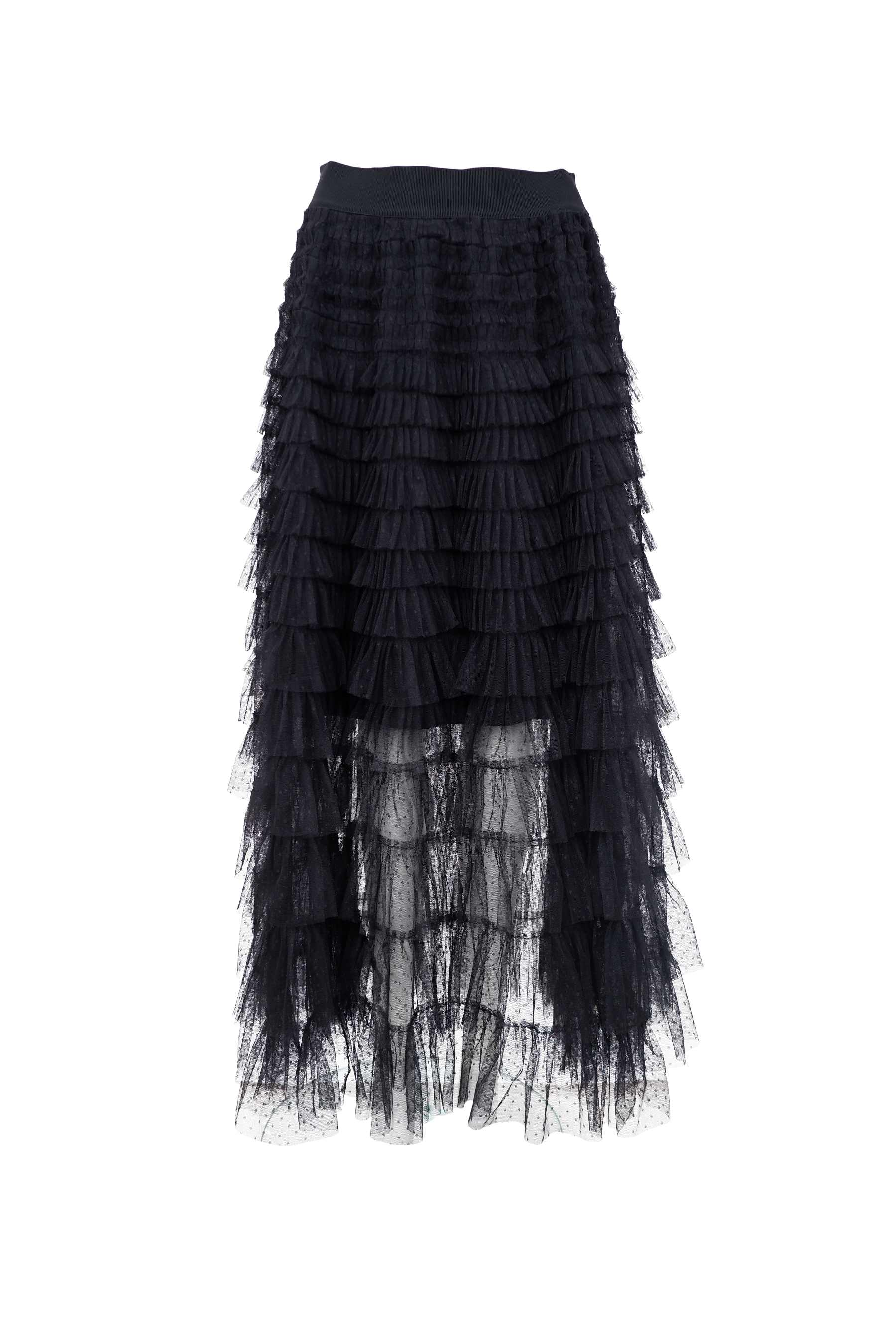 Angelina mesh skirt - black - 3