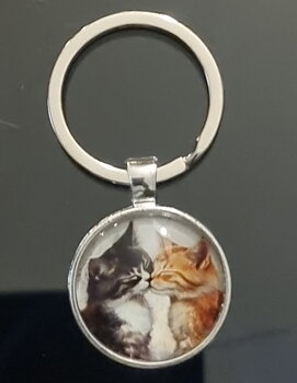 Nyckelring "Kattpuss" FRAKTFRITT
