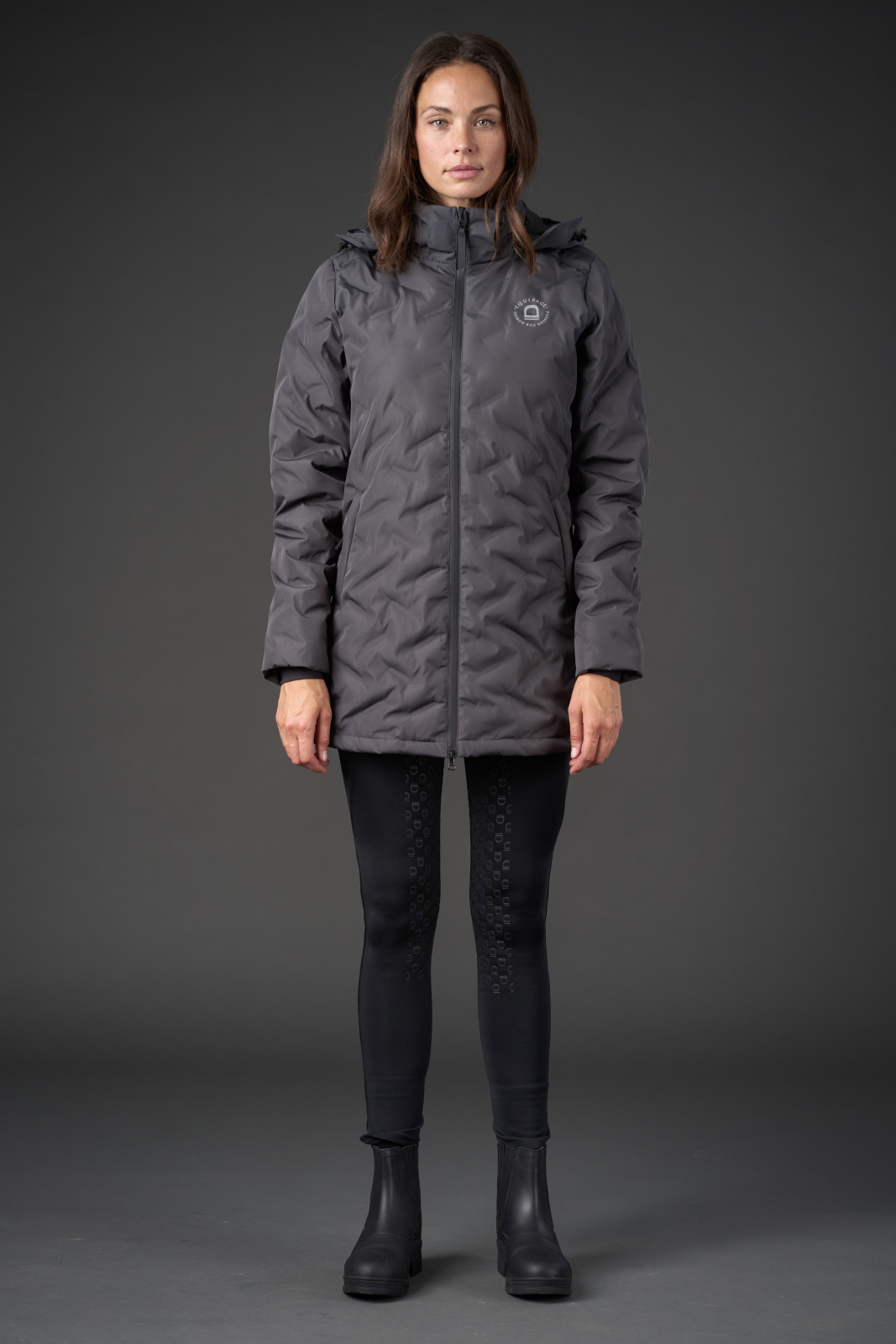 Equipage Valeska Vinterjacka Dam  - Asfalt