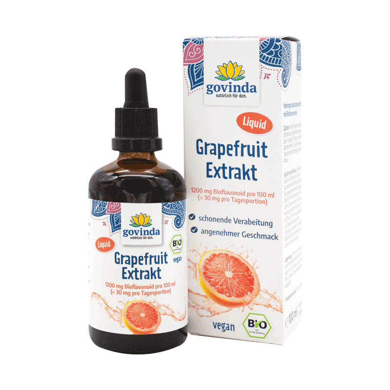 Grapefruit Extract (from seeds and peel)  Organic 100 ml, Govinda