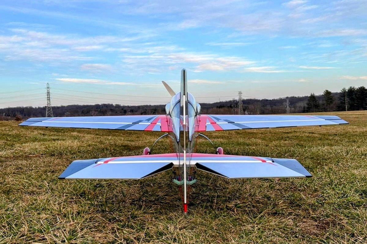 Extreme Flight 114inch Extra NG - Red/Silver 2,9m - 3