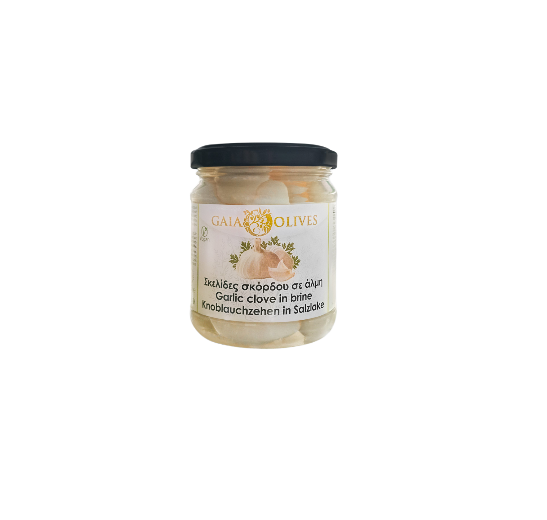 garlic in brine 125g , gaia