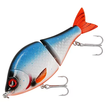 13cm long swimbait/jerkbait from mikado. incredibly good pull for pike. split for natural running