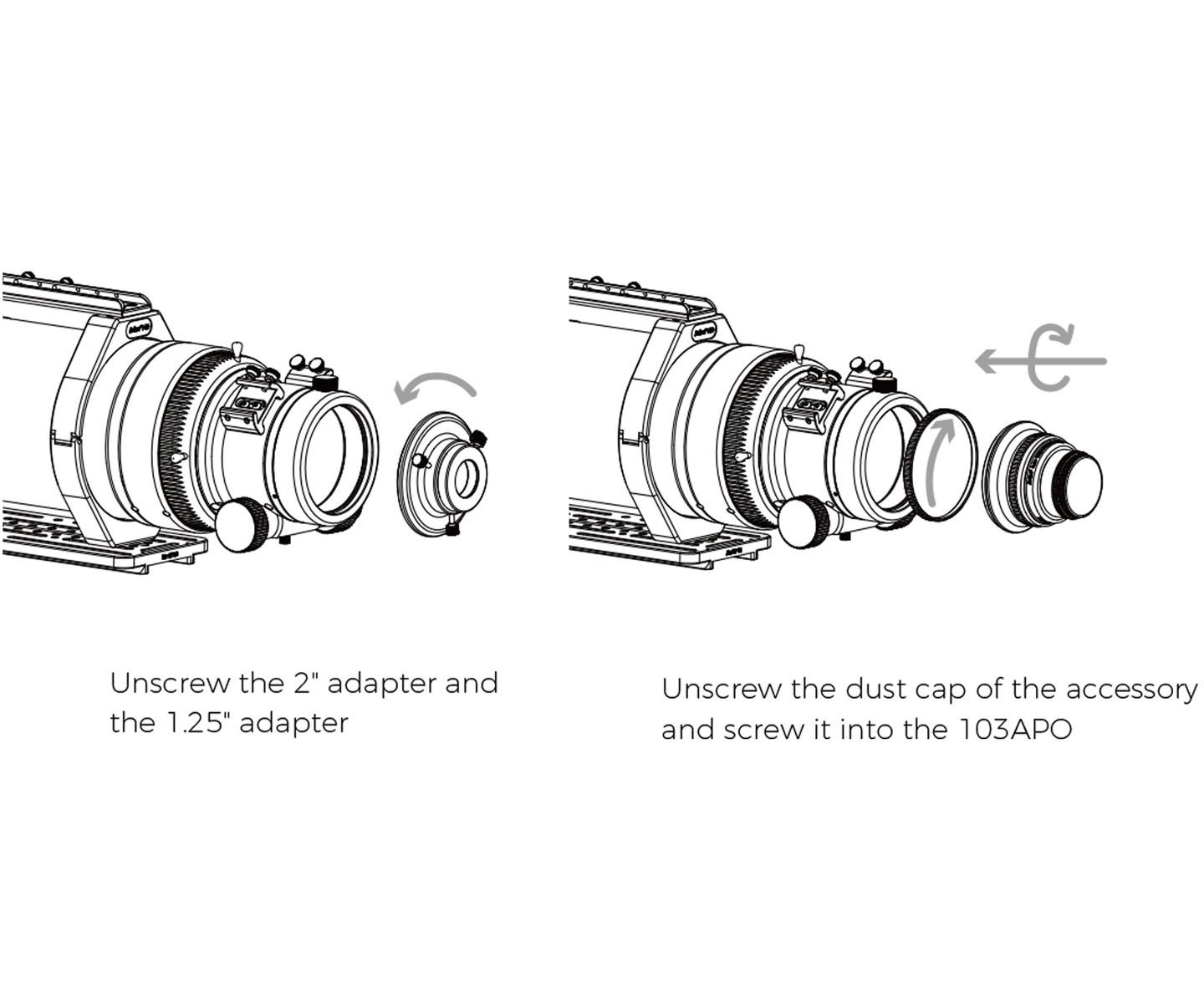 ASKAR 0,8X REDUCER/CORRECTOR FÖR 140 f/7 TRIPLET APO - 3