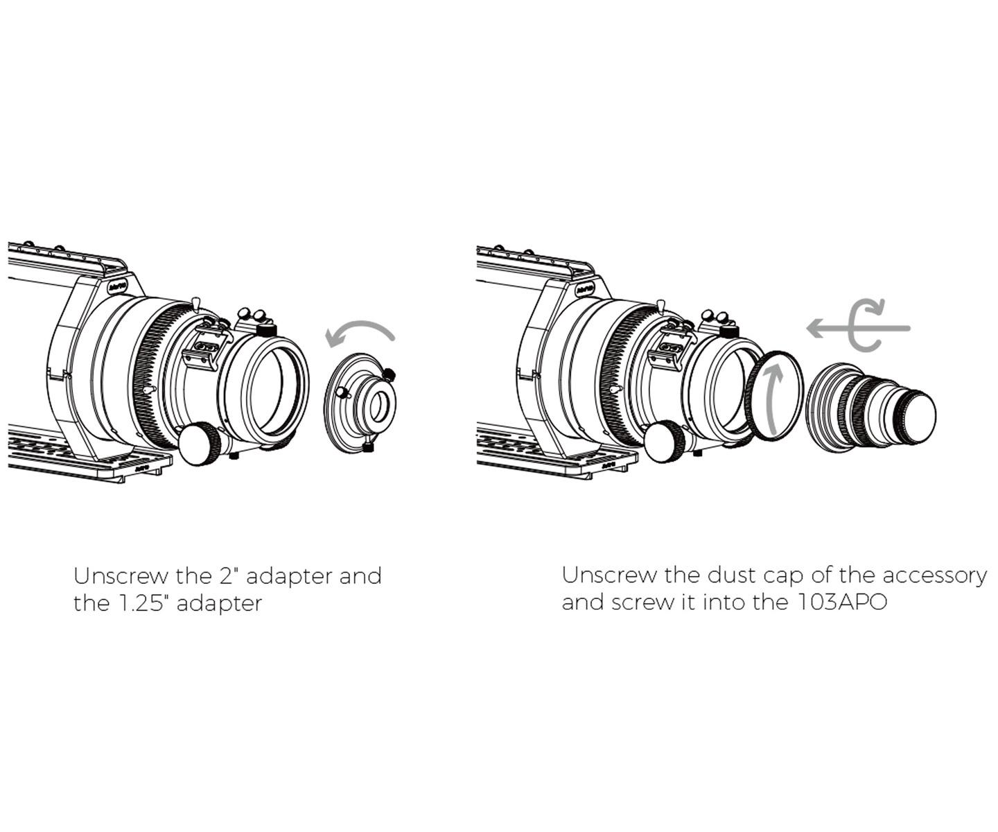 ASKAR 1,0X FLATTENER FÖR 140 f/7 TRIPLET APO - 3