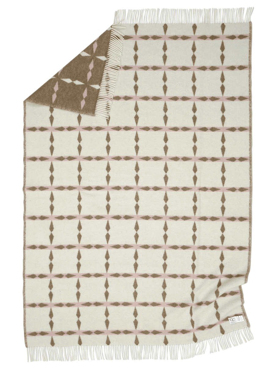Pläd Tile Rosa 130X180cm - 4