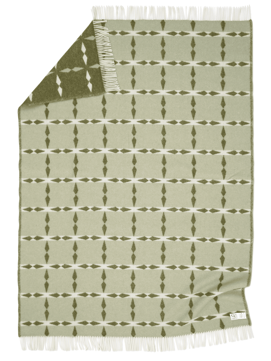 Pläd Tile Grön 130X180cm - 4