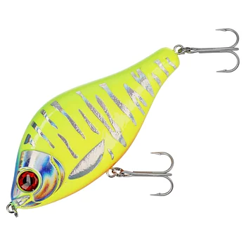 The MFT Jerk from Mikado is a heavy and balanced jerkbait/swimbait developed to attract large pike.