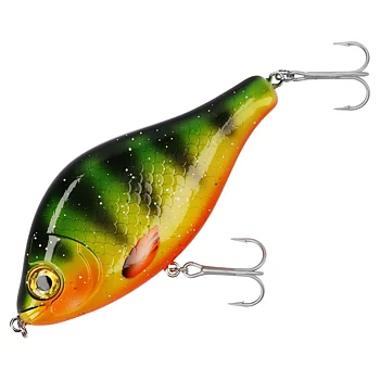 The MFT Jerk from Mikado is a heavy and balanced jerkbait/swimbait developed to attract large pike.