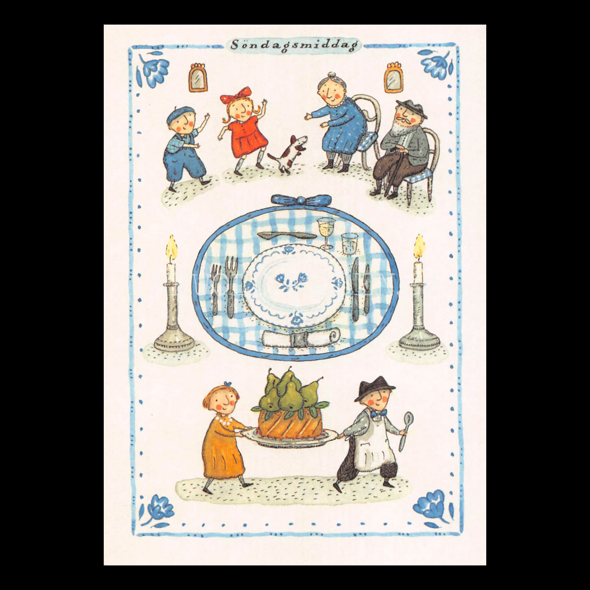 Barnfamiljens bästa mat - Söndagsmiddag  - Nr: 10 - Charlotte Ramel - Vykort A6 - 556