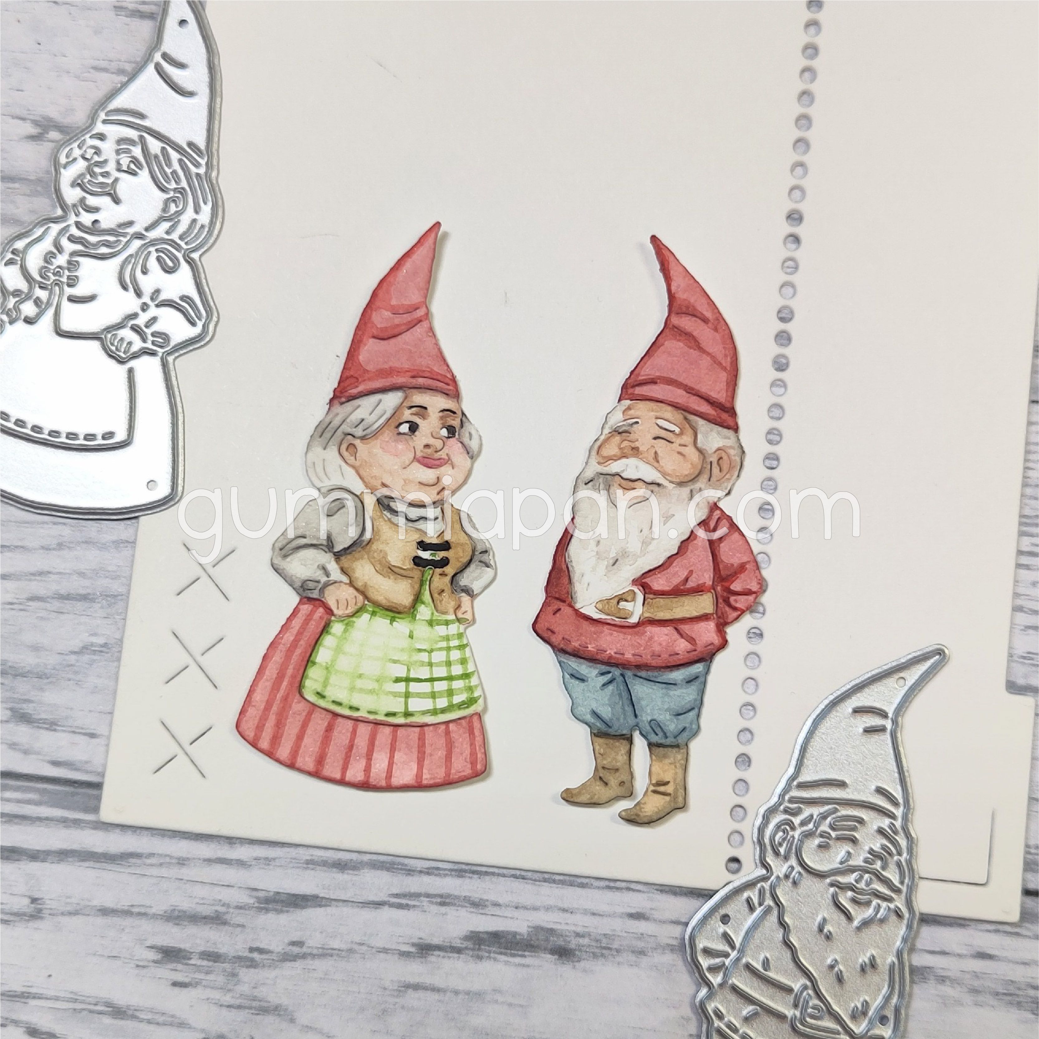Gummiapan dies - Tomtefar och tomtemor