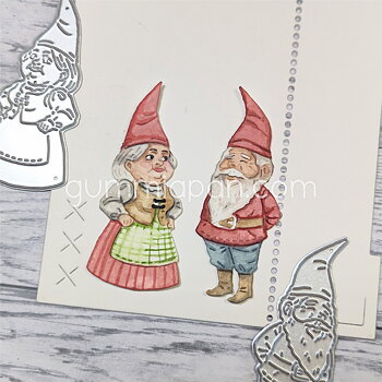 Gummiapan dies - Tomtefar och tomtemor