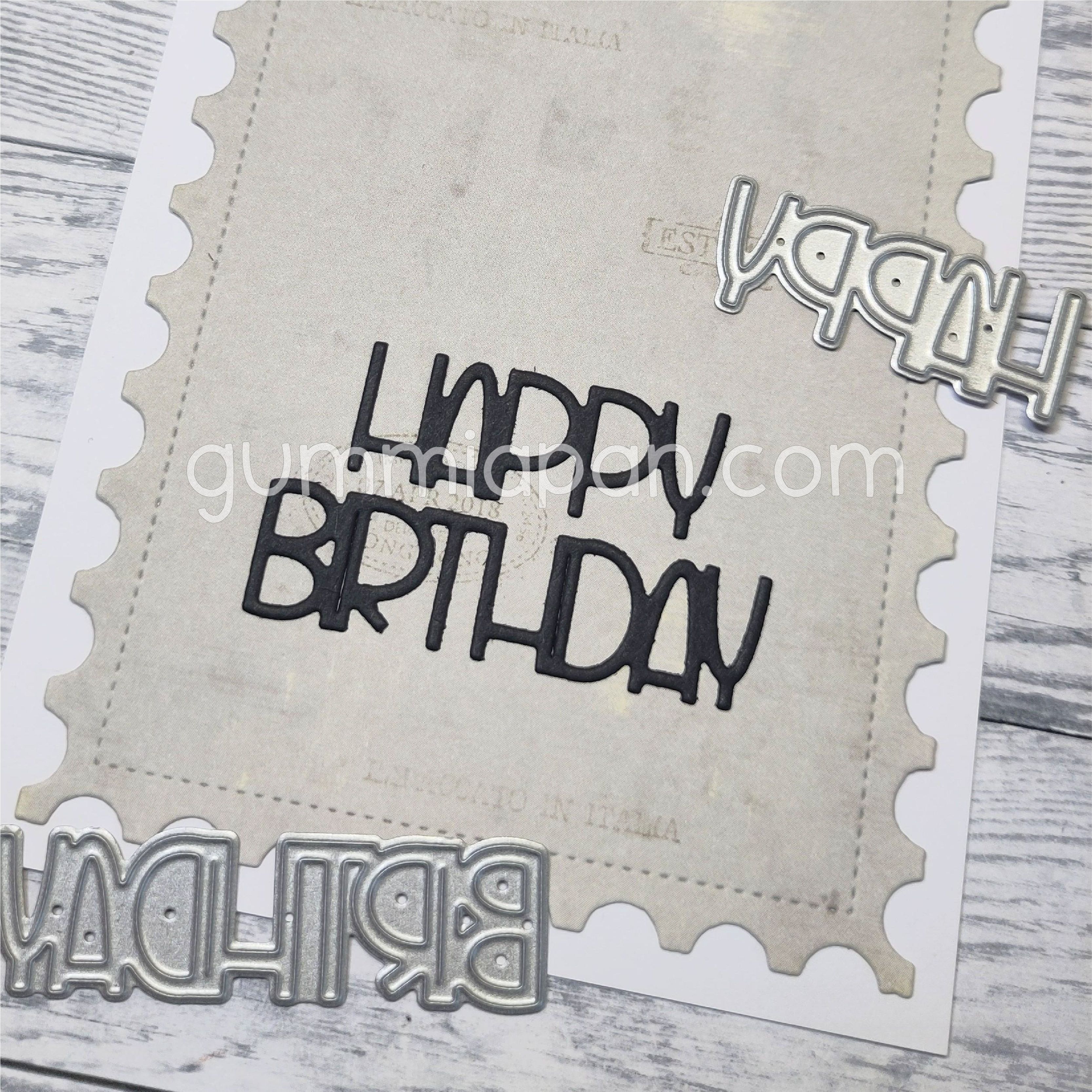 Gummiapan dies - Happy Birthday