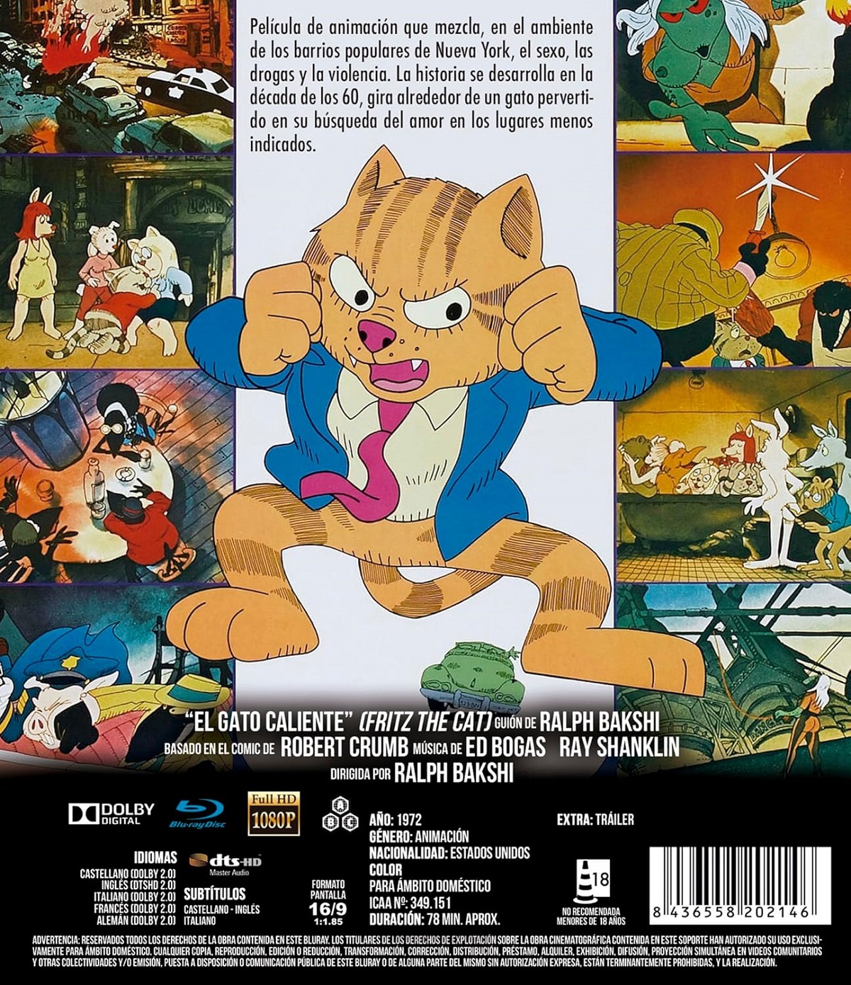 Fritz the Cat (ej svensk text) (Blu-ray) - 2