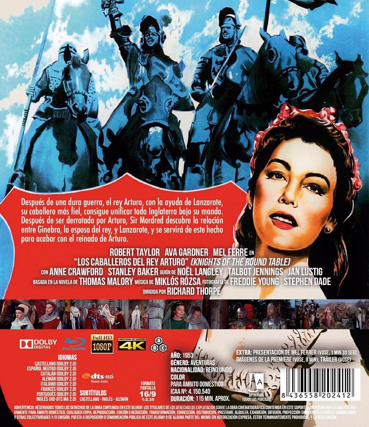 Knights of the Round Table (ej svensk text) (Blu-ray) - 2