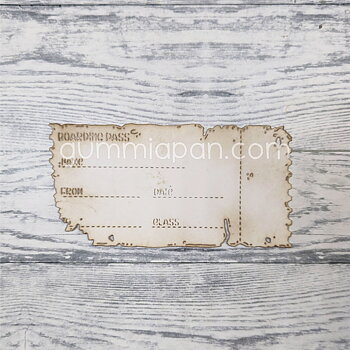 Gummiapan dies - Slitet boardingpass