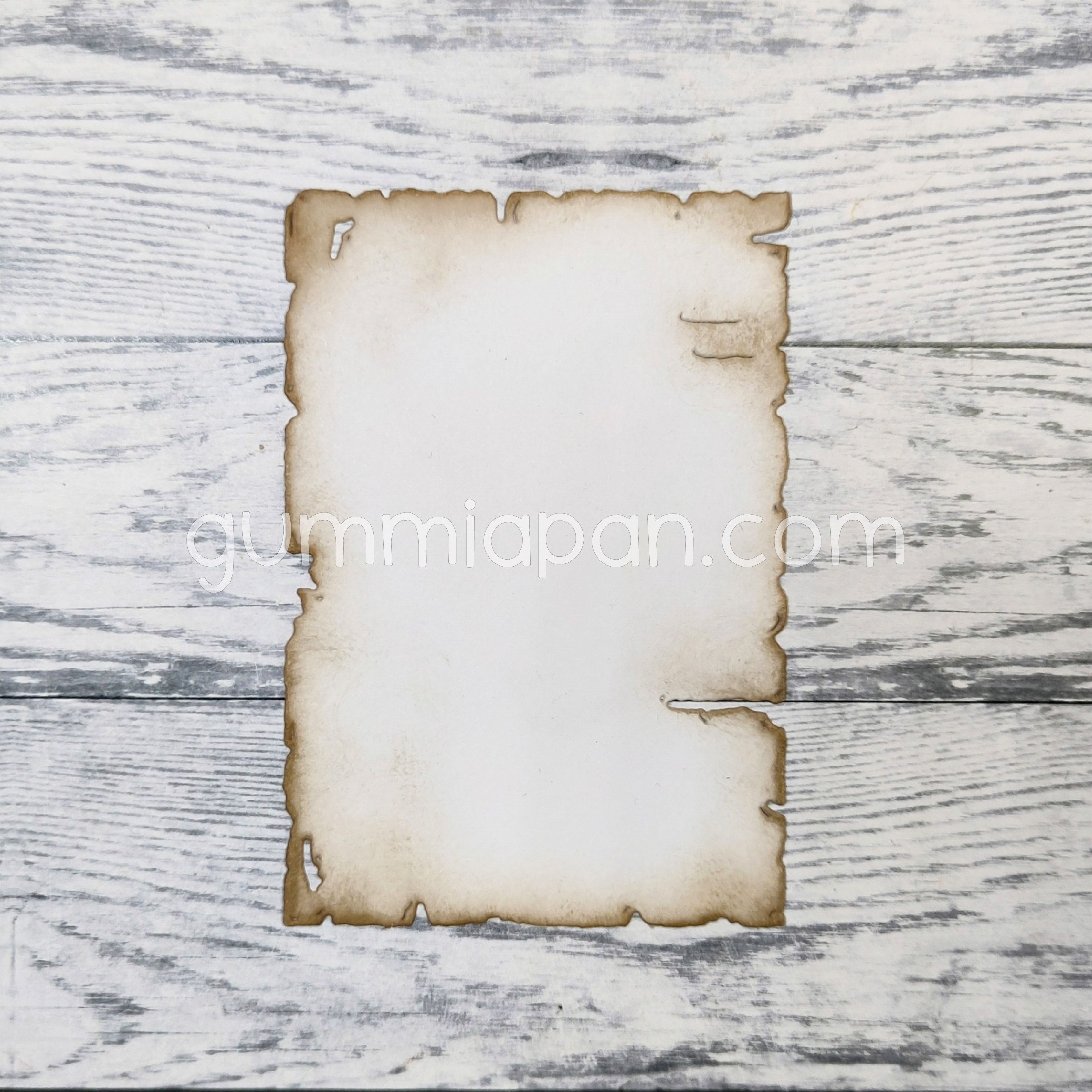 Gummiapan dies - Old Paper sheet