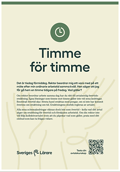 Timme för timme – affisch A3