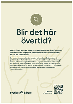 Blir det här övertid? – affisch A3
