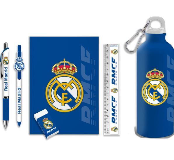 Real Madrid Skolset och Vattenflaska