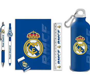 Real Madrid Skolset och Vattenflaska