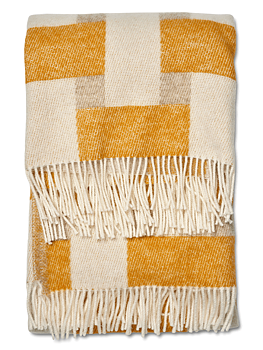 Pläd Weave Gul 130X180cm