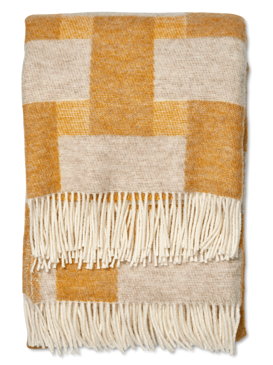 Pläd Weave Gul 130X180cm - 3
