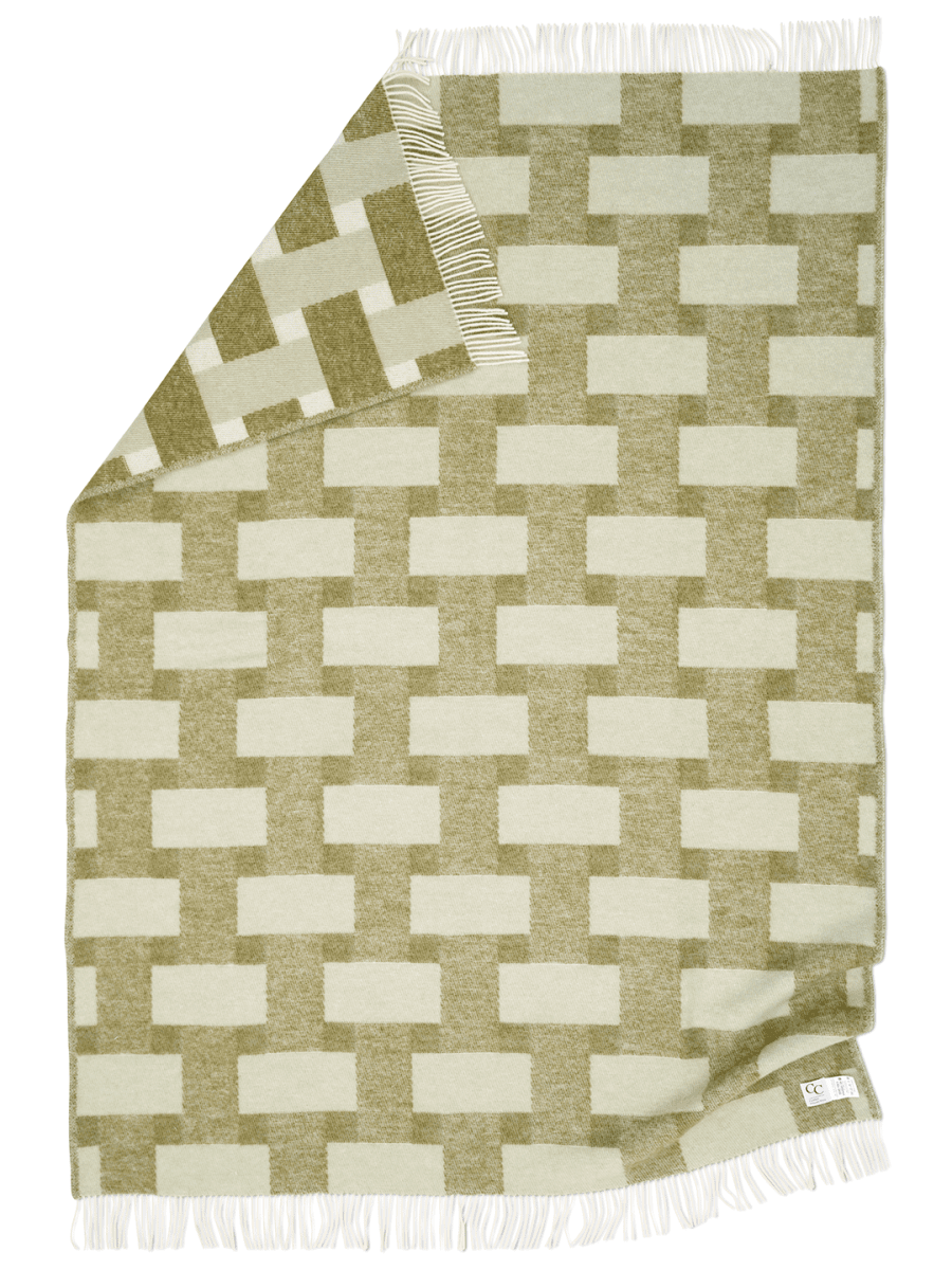 Pläd Weave Grön 130X180cm - 4