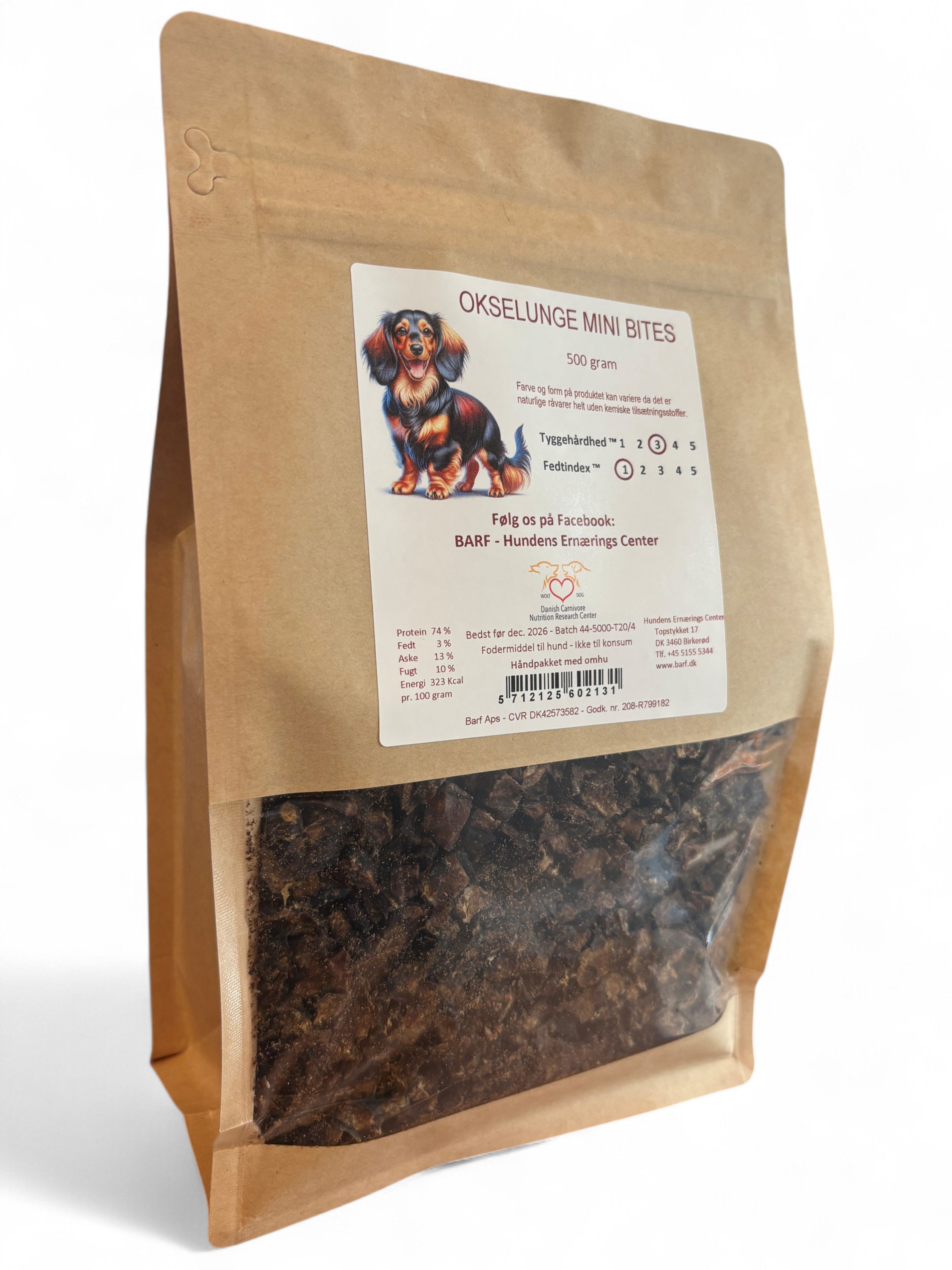 Barf Oxlunga minibitar 500 g